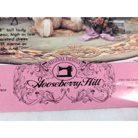 Gooseberry Hill Camille A French Country Bear Uncut Sewing Pattern Vintage 1989 - Picture 3 of 4